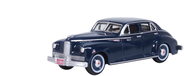 1942 Packard Clipper Touring Sedan Packard Blue 1/87 (HO) Scale Diecast Model Ca