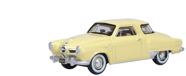 1950 Studebaker Champion Starlight Coupe Tulip Cream 1/87 (HO) Scale Diecast Mod