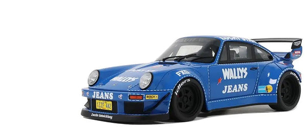 RWB Bodykit "OSHO Arrow" Blue 1/18 Model Car by GT Spirit