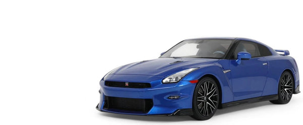 2024 Nissan GT-R Skyline Edition Bayside Blue Metallic 1/18 Model Car by GT Spir