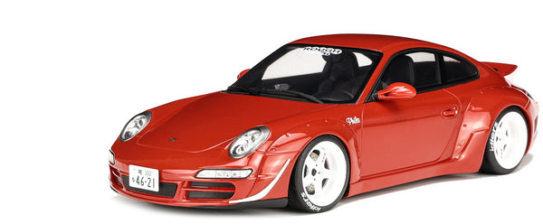 2021 Porsche 911 RWB "AKA Phila" Red 1/18 Model Car by GT Spirit