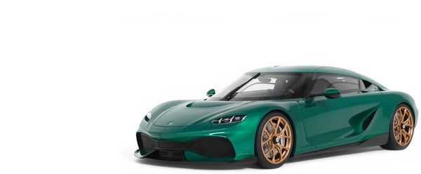 2024 Koenigsegg Gemera Racing Green Metallic 1/18 Model Car by GT Spirit