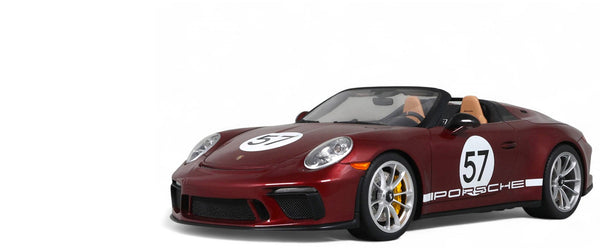 2019 Porsche 911 (991.2) Speedster #57 "Heritage Edition" Cherry Red Metallic 1/