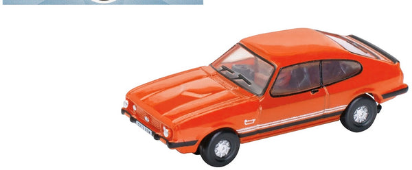 Ford Capri Mk3 RHD (Right Hand Drive) Sebring Red 1/148 (N) Scale Diecast Model 