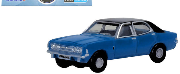 Ford Cortina MKIII RHD (Right Hand Drive) Electric Monza Blue with Black Top 1/1