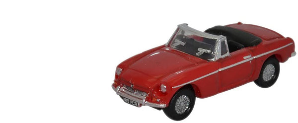 MG MGB Roadster RHD (Right Hand Drive) Tartan Red 1/148 (N) Scale Diecast Model 