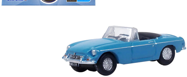 MG MGB Roadster RHD (Right Hand Drive) Iris Blue 1/148 (N) Scale Diecast Model C
