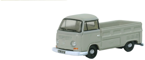 Volkswagen T2 Pickup Truck Light Gray 1/148 (N) Scale Diecast Model Car by Oxfor